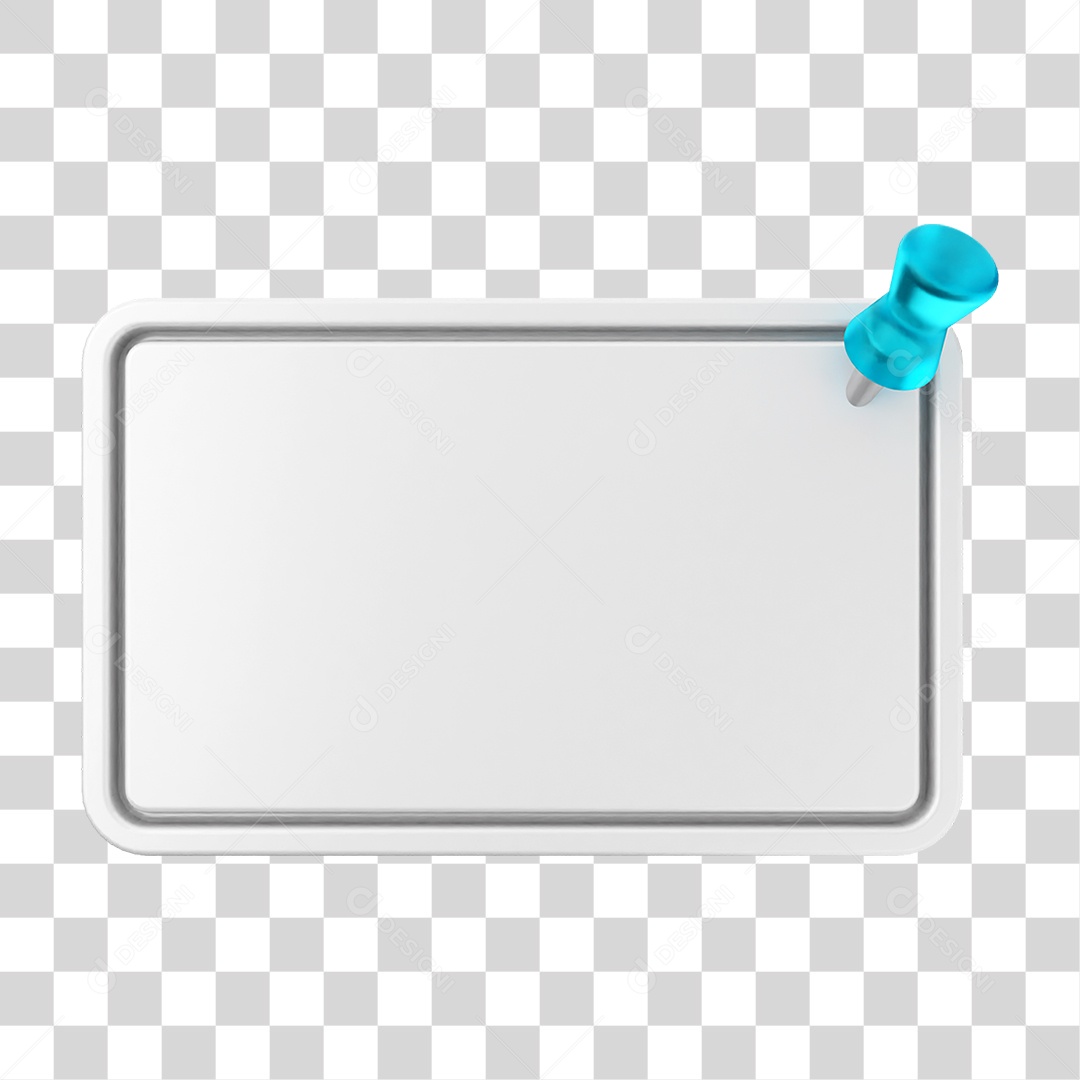 Elemento 3D Caixa de Texto Perguntas PNG Transparente