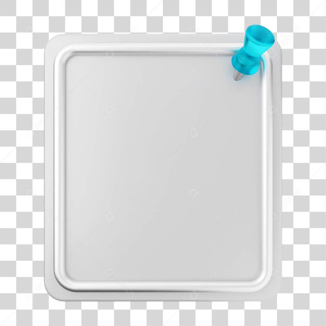 Elemento 3D Caixa de Texto Perguntas PNG Transparente