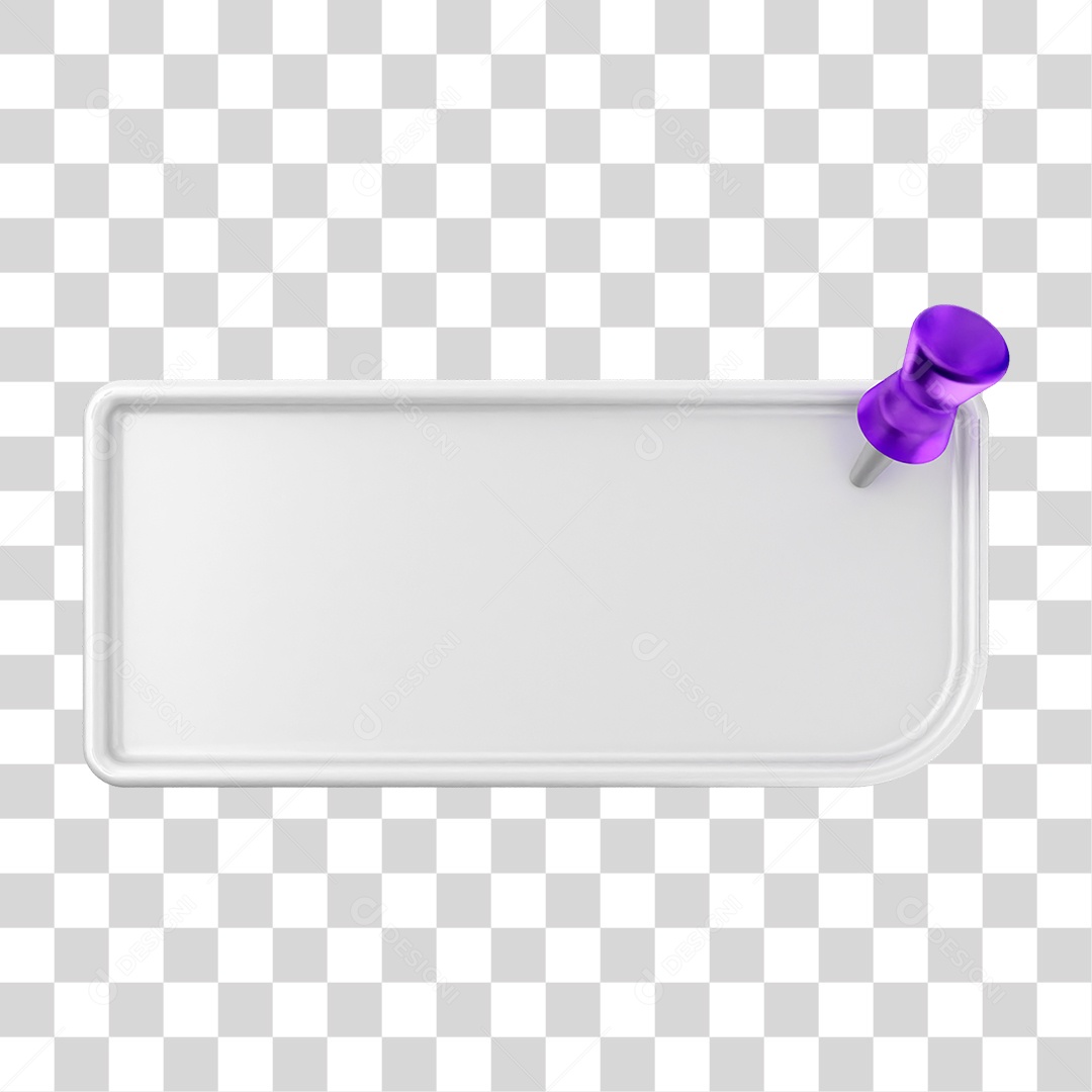 Elemento 3D Caixa de Texto Perguntas PNG Transparente