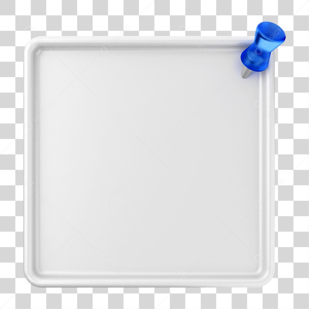 Elemento 3D Caixa de Texto Perguntas PNG Transparente