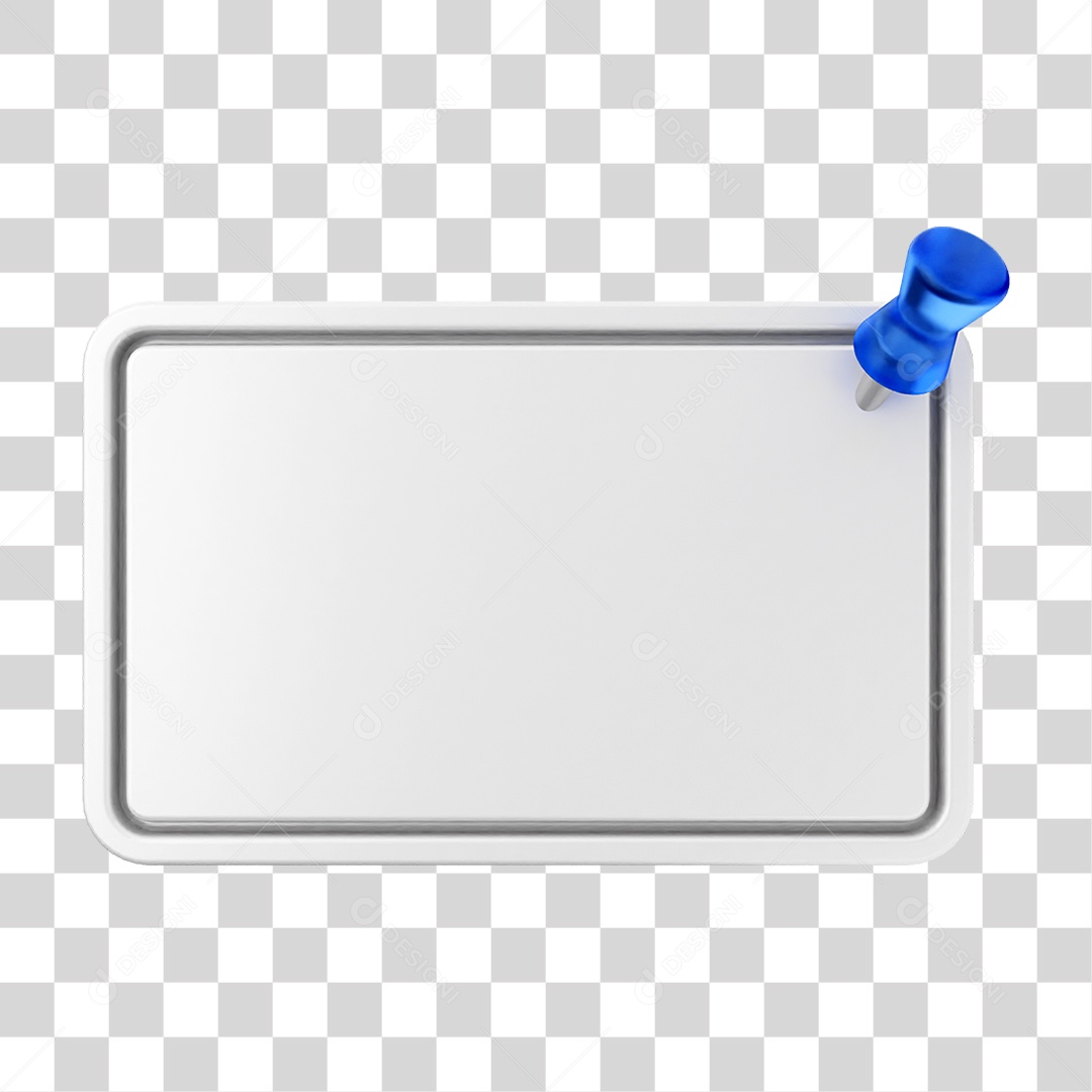 Elemento 3D Caixa de Texto Perguntas PNG Transparente