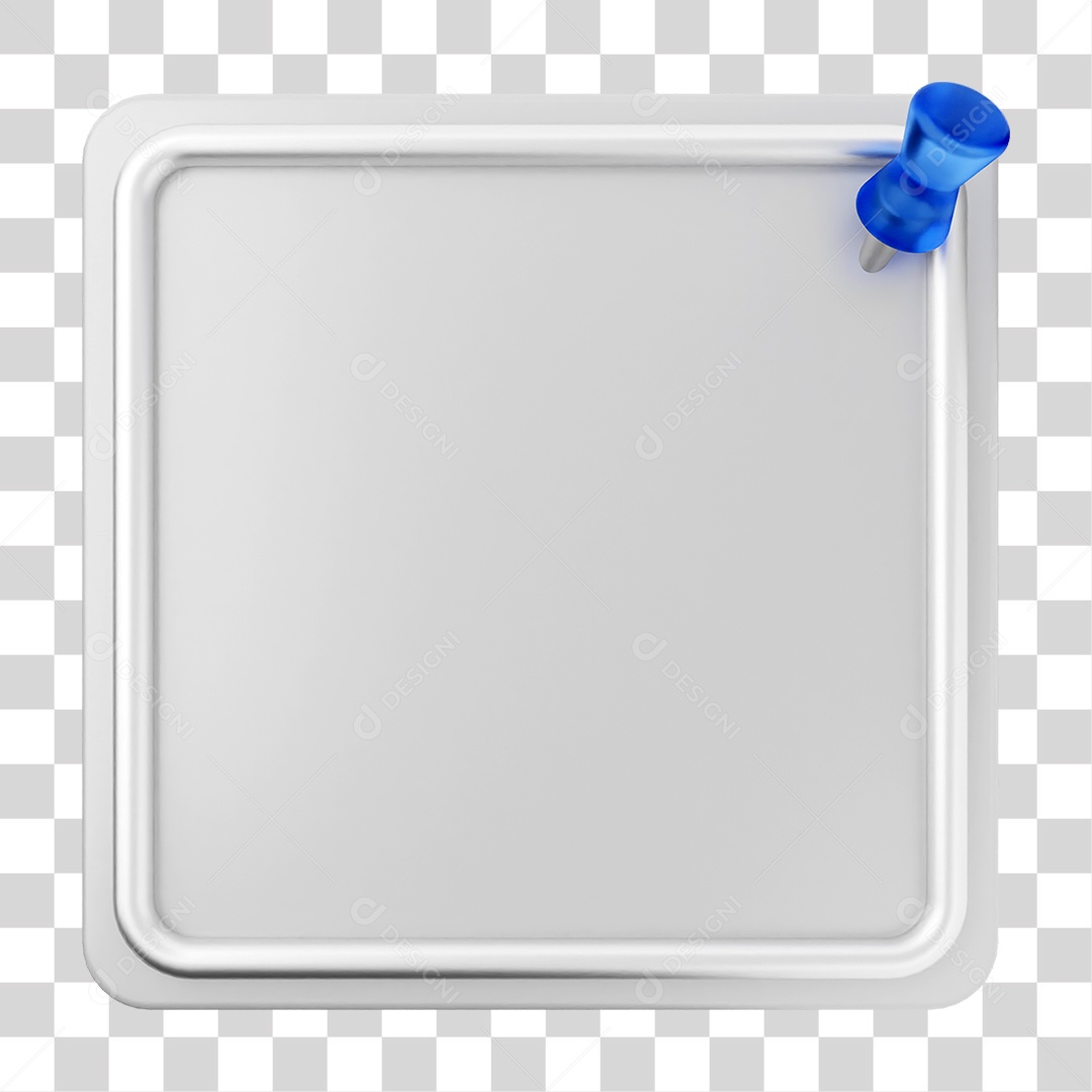 Elemento 3D Caixa de Texto Perguntas PNG Transparente