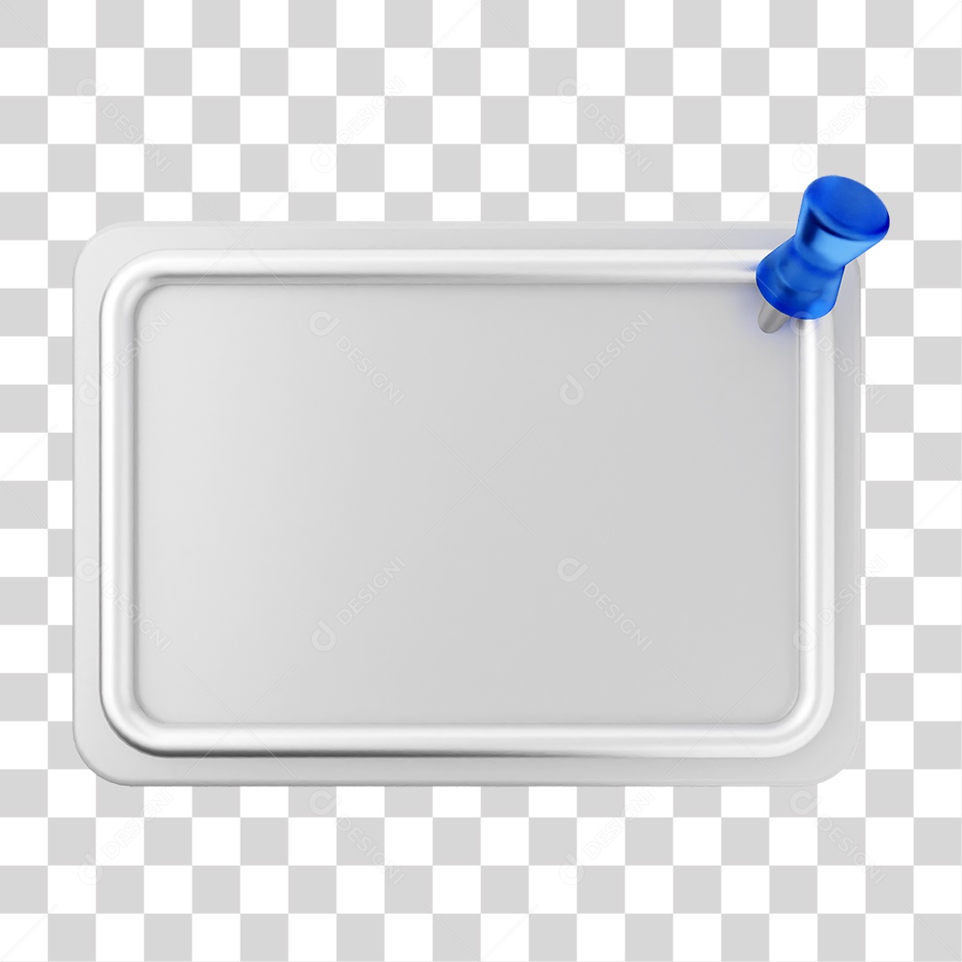 Elemento 3D Caixa de Texto Perguntas PNG Transparente