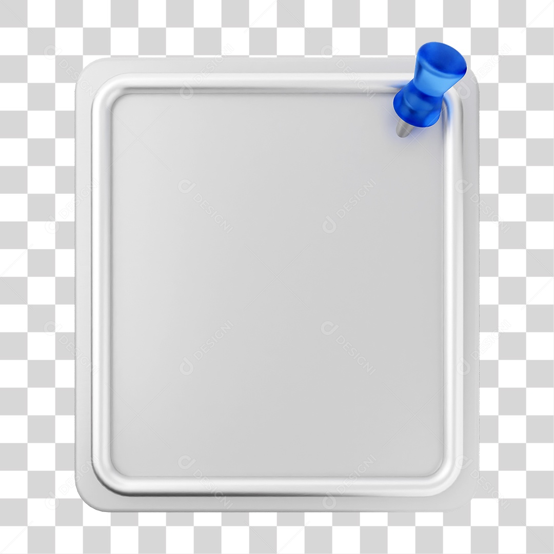 Elemento 3D Caixa de Texto Perguntas PNG Transparente