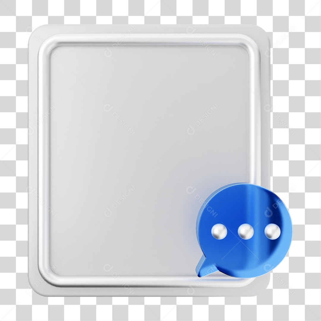 Caixa de Texto Mensagem Perguntas PNG Transparente