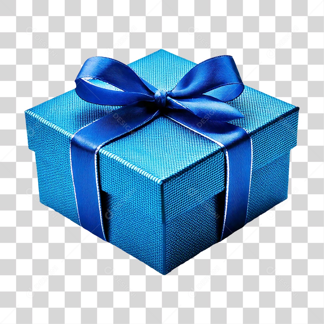 Elemento 3D Caixa de Presente PNG Transparente