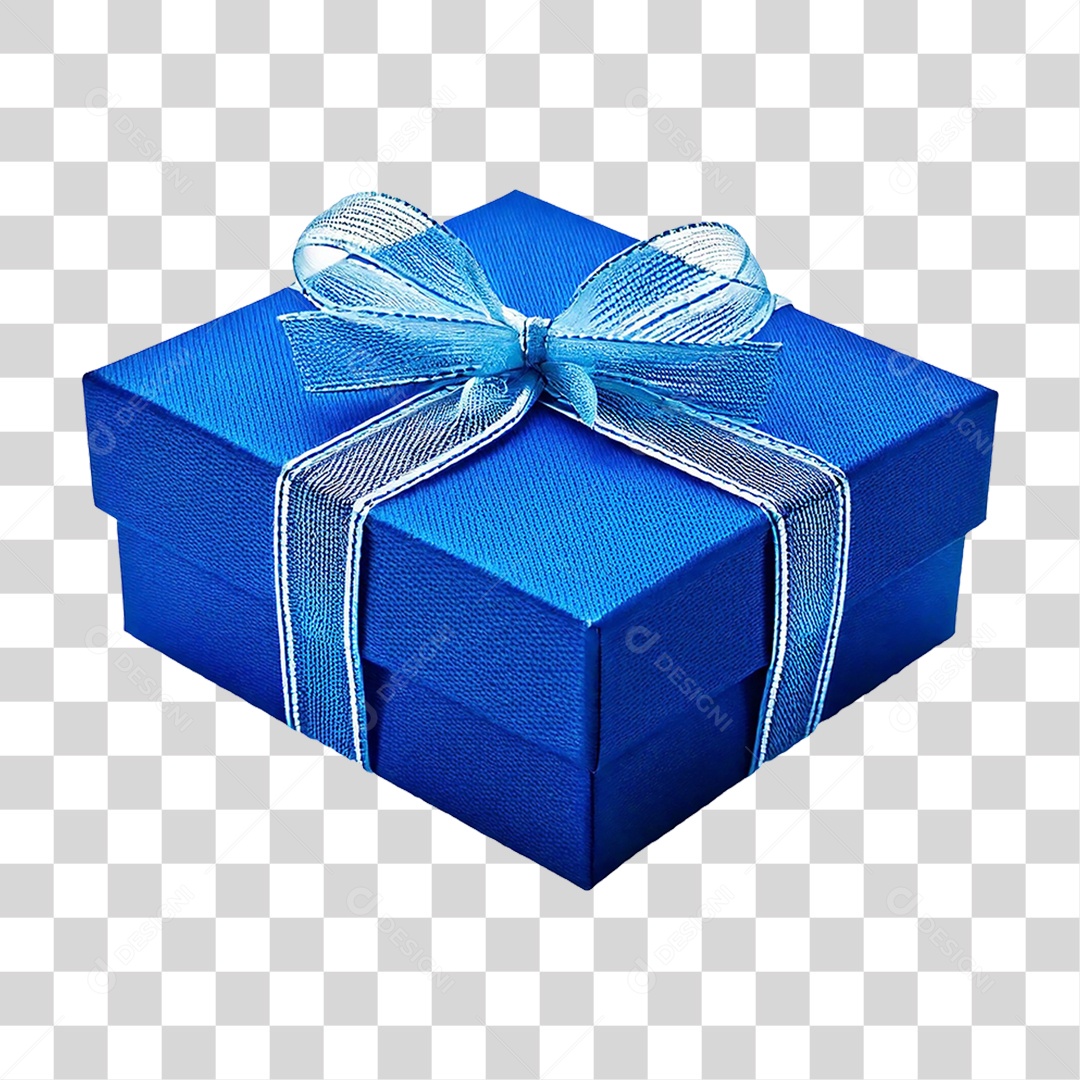 Elemento 3D Caixa de Presente PNG Transparente