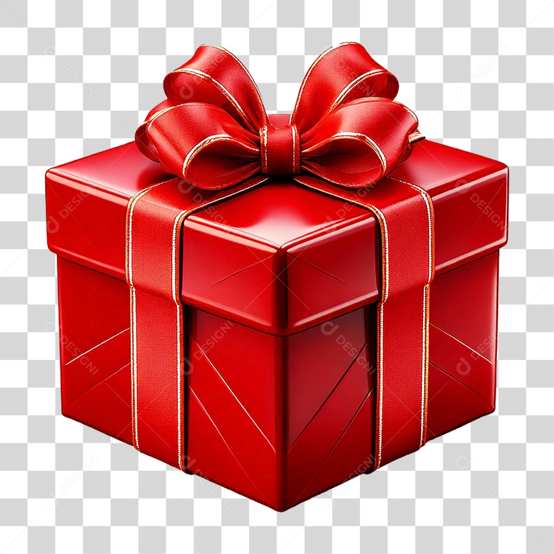 Transparent PNG Gift Box 3D Element
