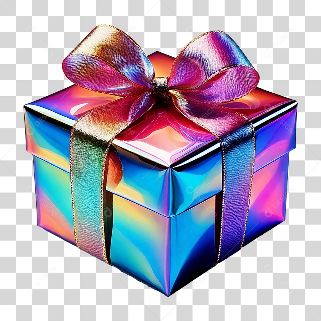 Transparent PNG Gift Box 3D Element