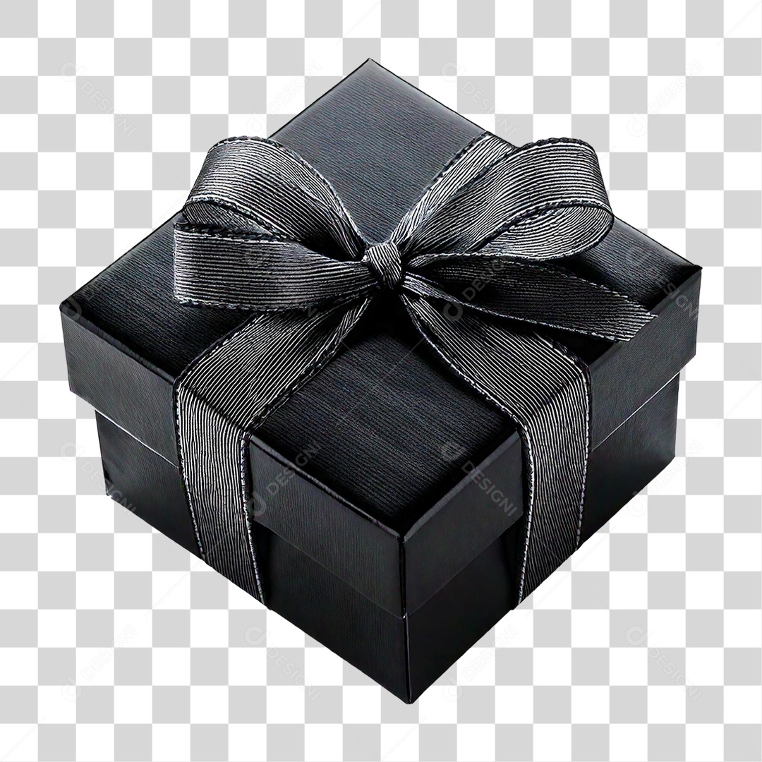 Elemento 3D Caixa de Presente PNG Transparente