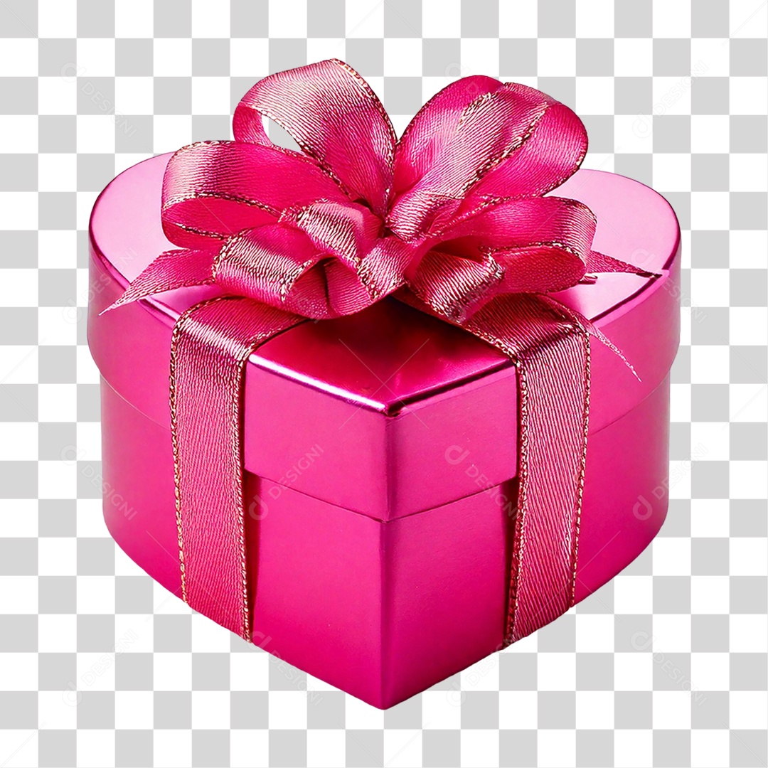 Elemento 3D Caixa de Presente PNG Transparente