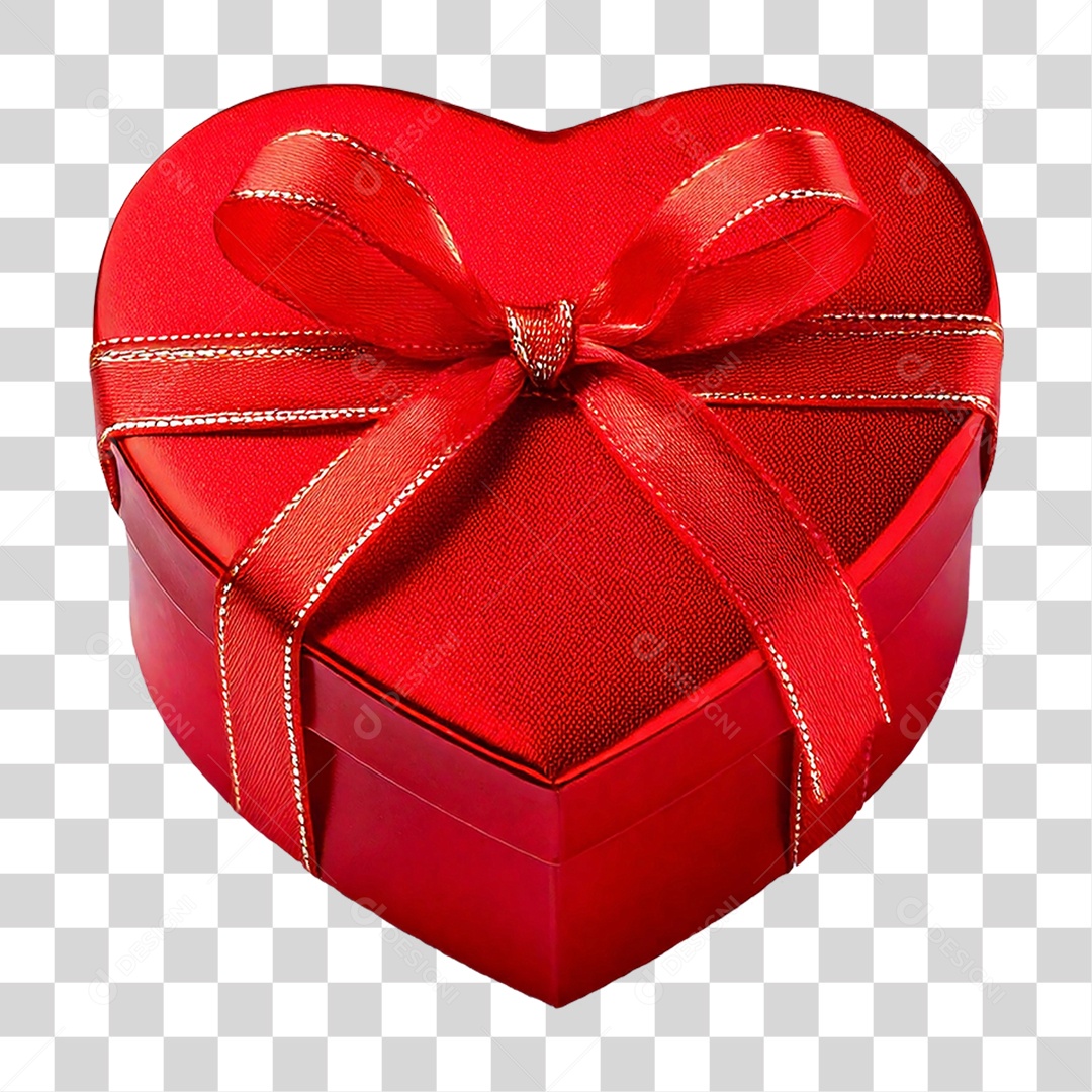Elemento 3D Caixa de Presente PNG Transparente