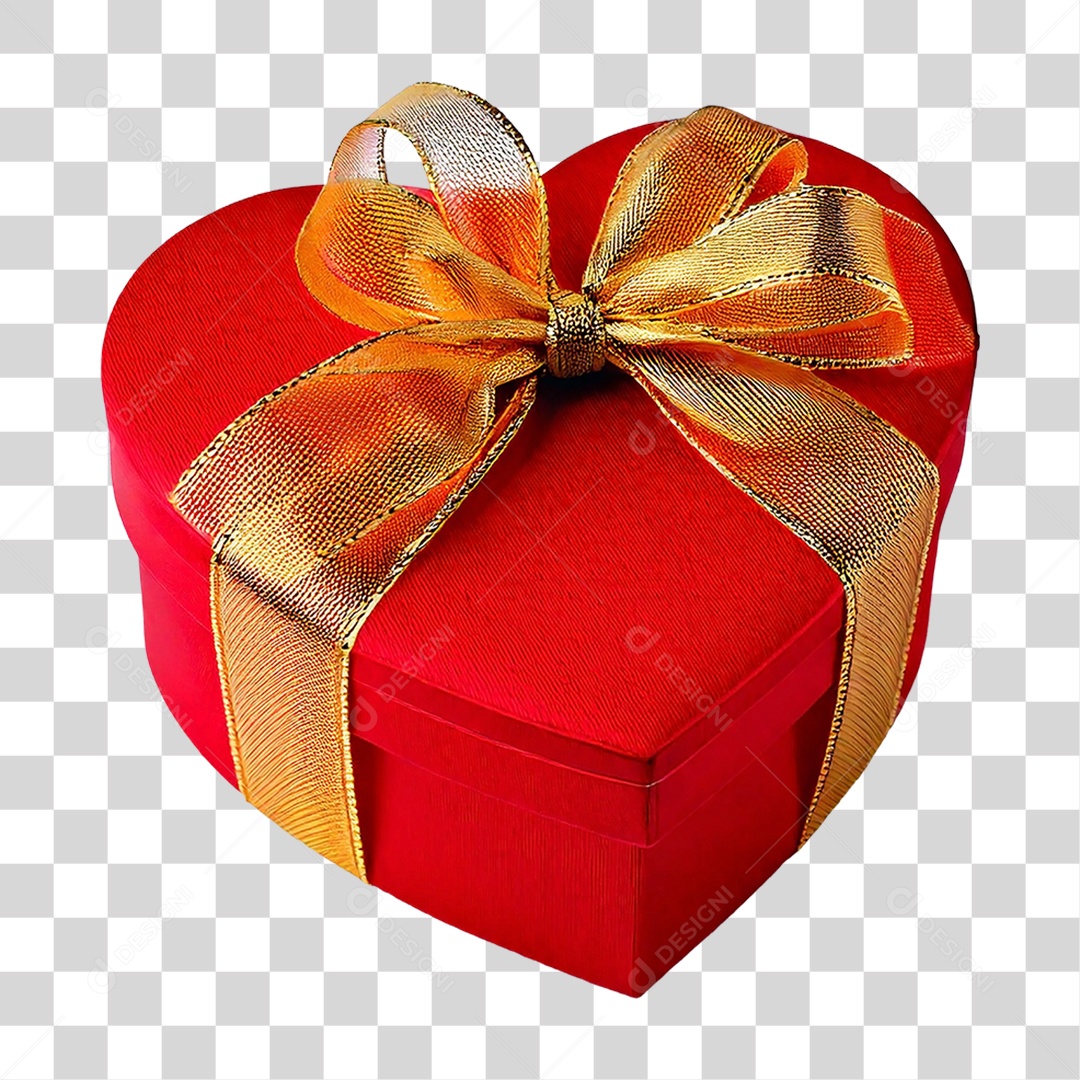 Elemento 3D Caixa de Presente PNG Transparente