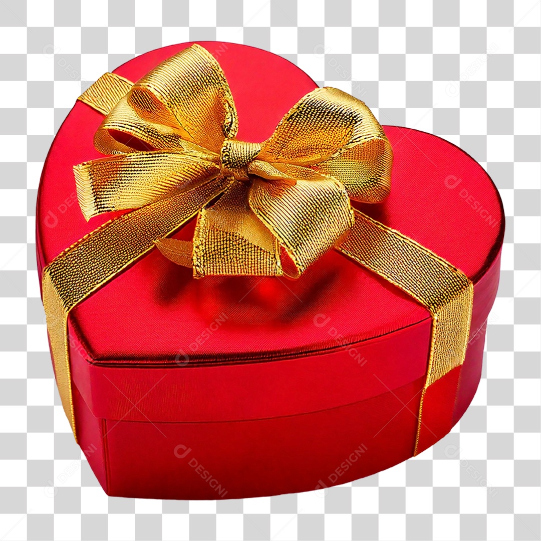 Elemento 3D Caixa de Presente PNG Transparente