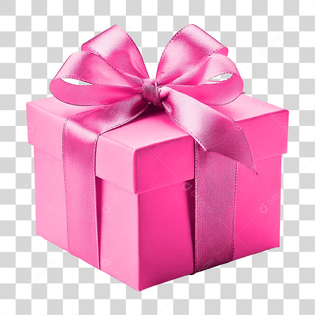 Elemento 3D Caixa de Presente PNG Transparente