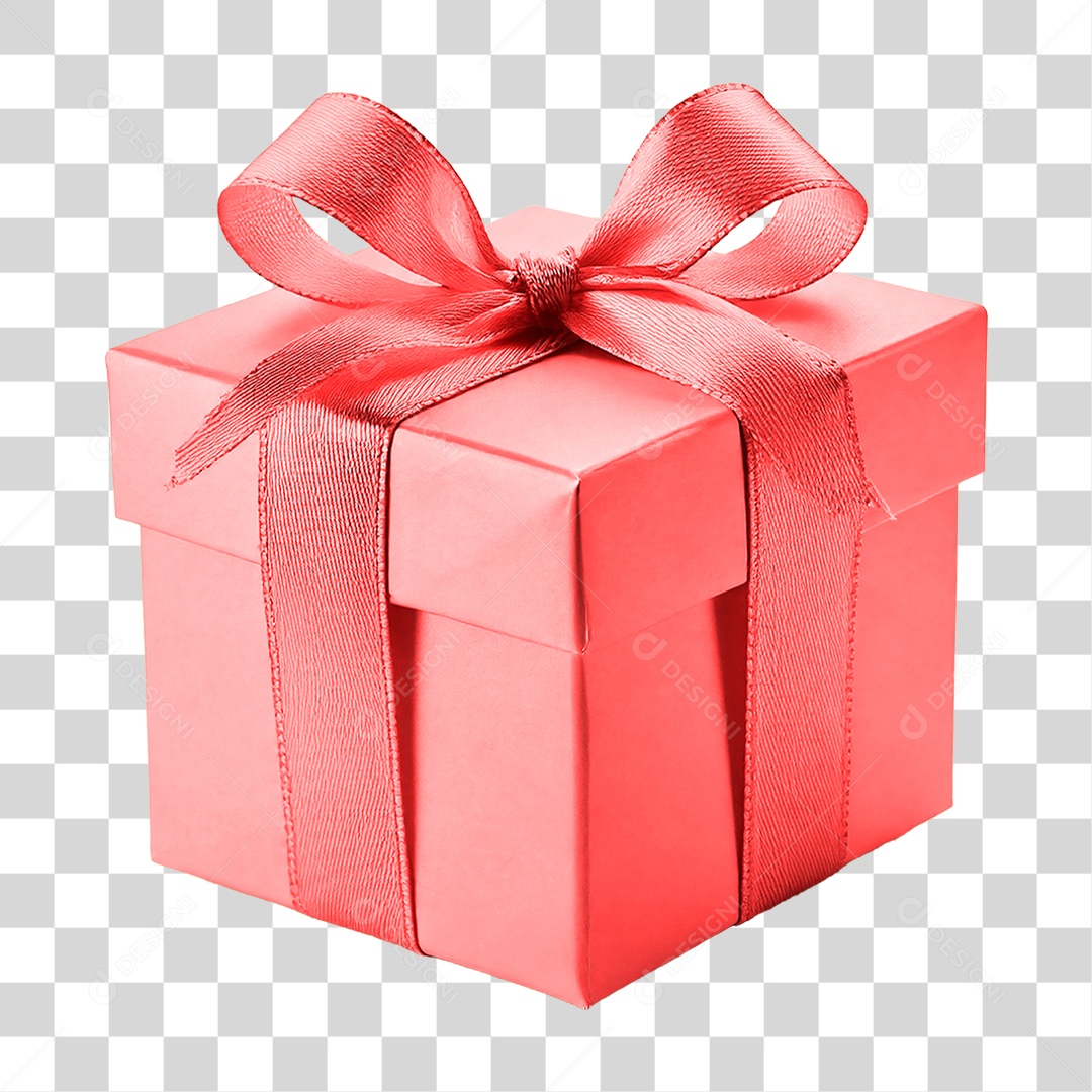 Elemento 3D Caixa de Presente PNG Transparente