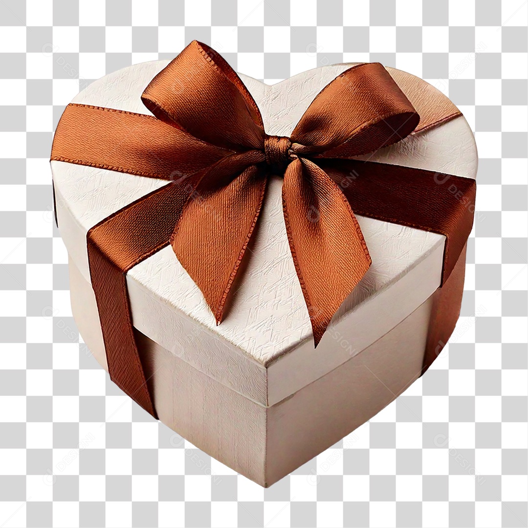 Elemento 3D Caixa de Presente PNG Transparente