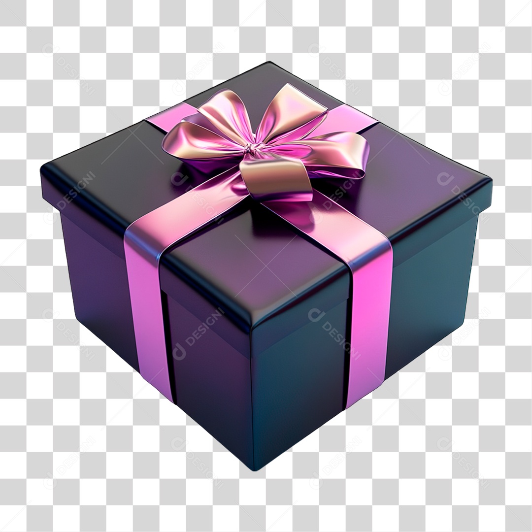 Caixa de Presente PNG Transparente