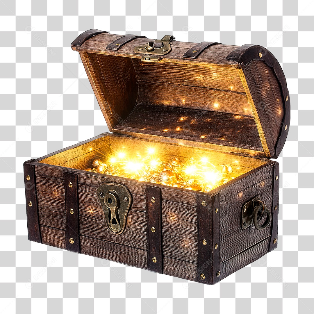 Baú de Tesouro PNG Transparente