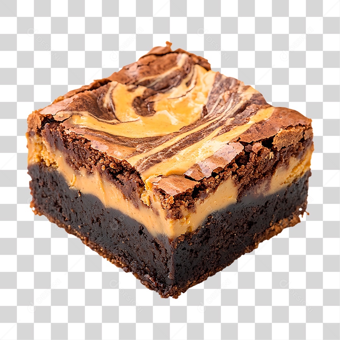 Bolo de Chocolate PNG Transparente