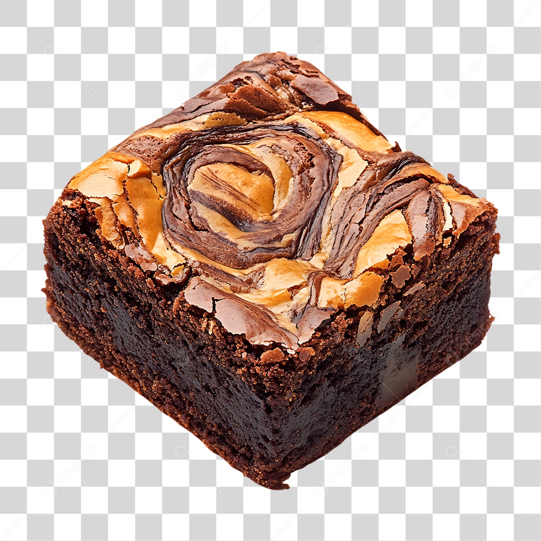 Bolo de Chocolate PNG Transparente