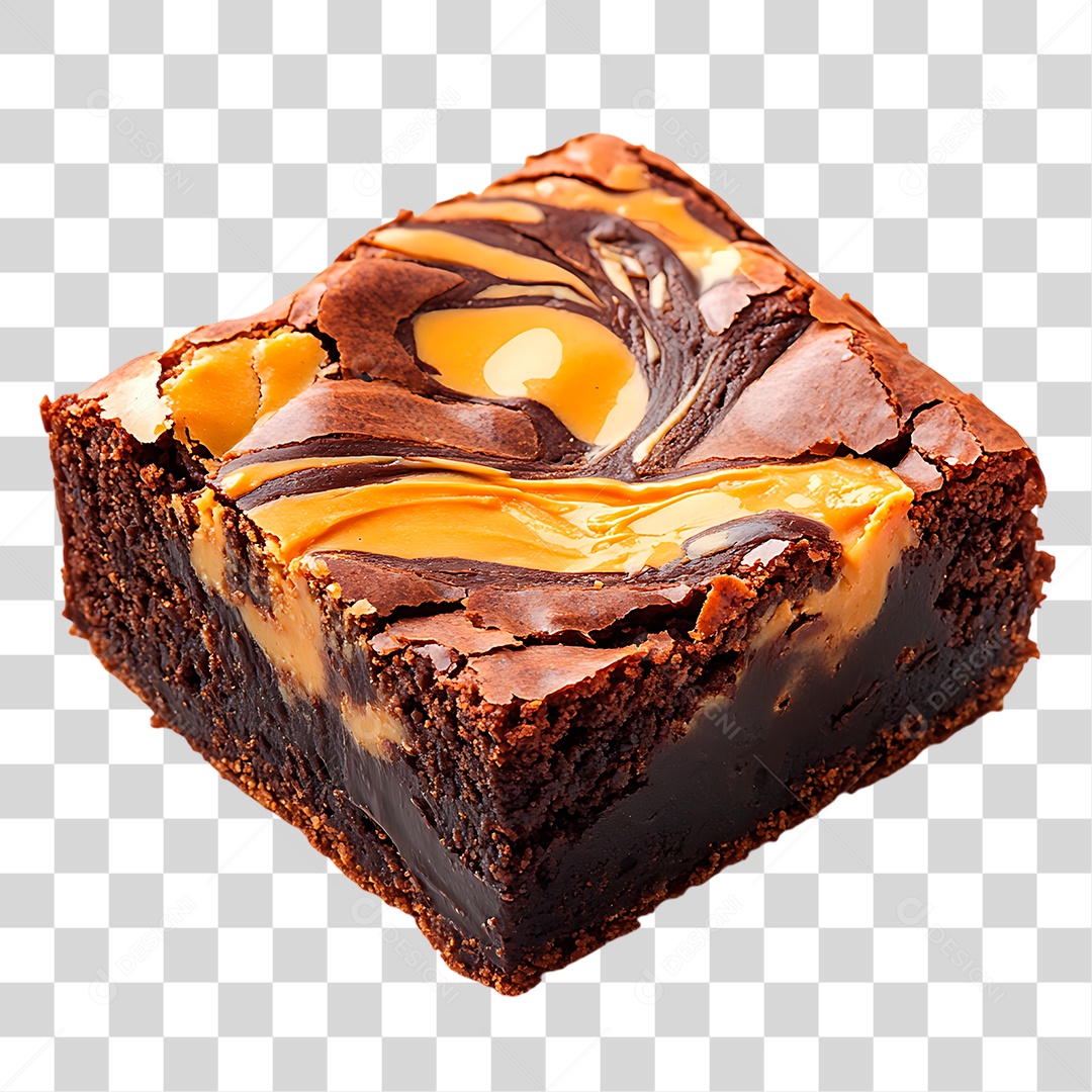 Bolo de Chocolate PNG Transparente