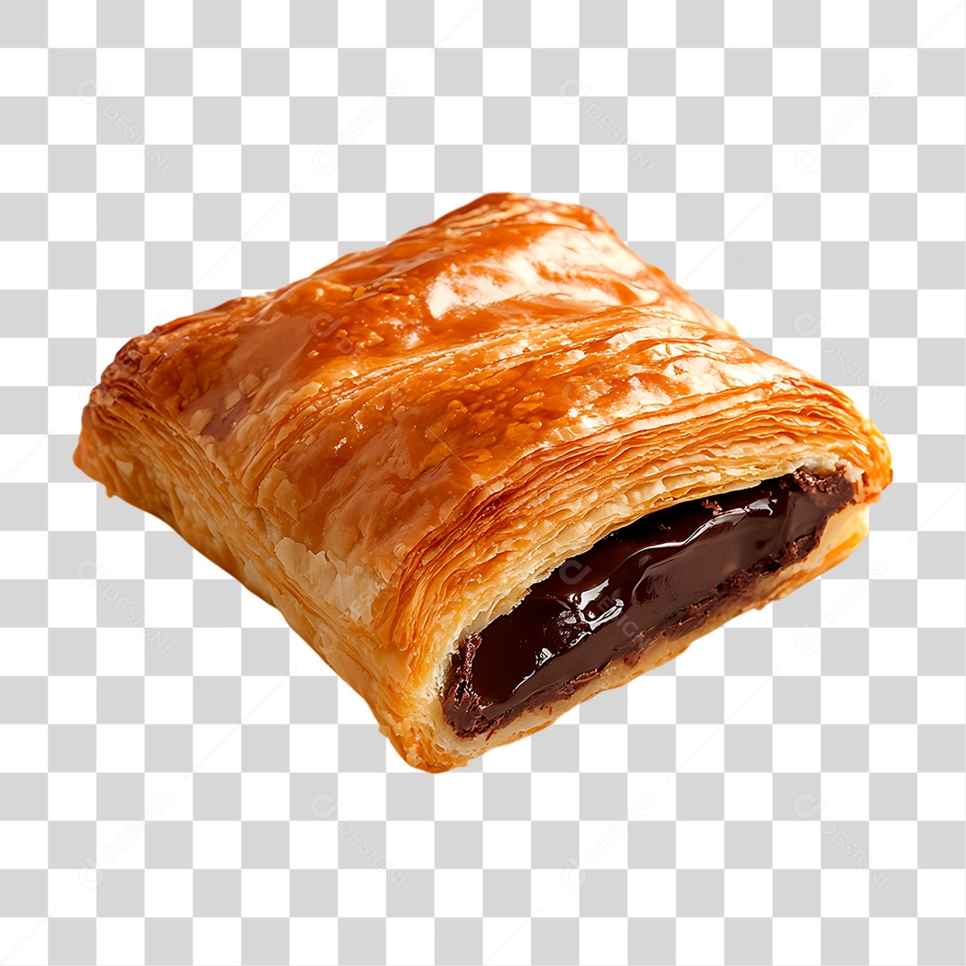 Bolo com Recheio de Chocolate PNG Transparente
