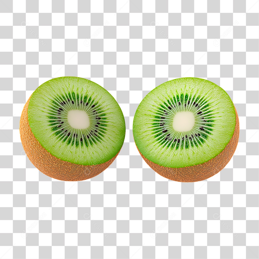 Kiwi Fatiado PNG Transparente