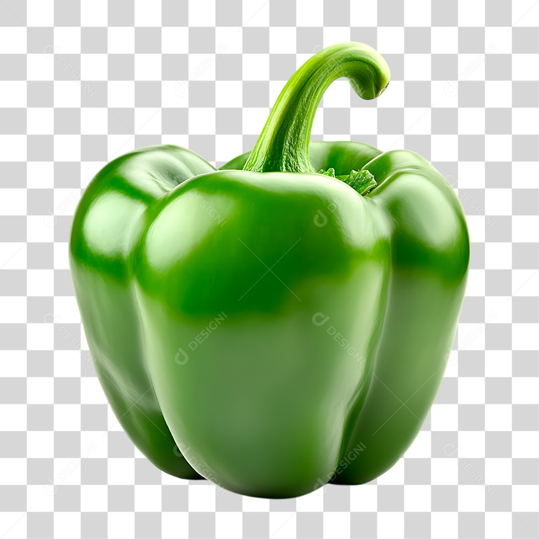 Pimentão Verde PNG Transparente