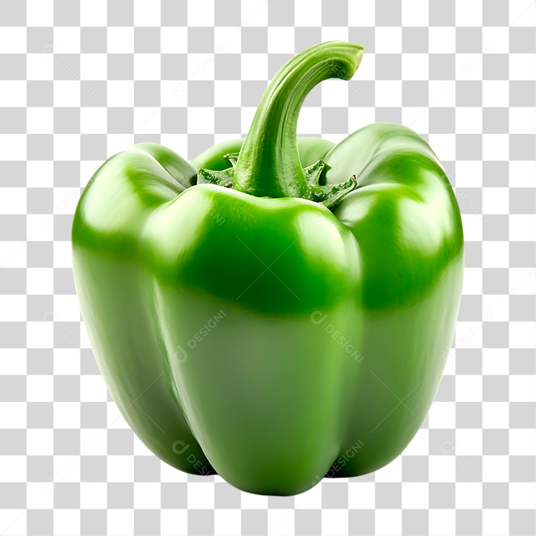 Pimentão Verde PNG Transparente