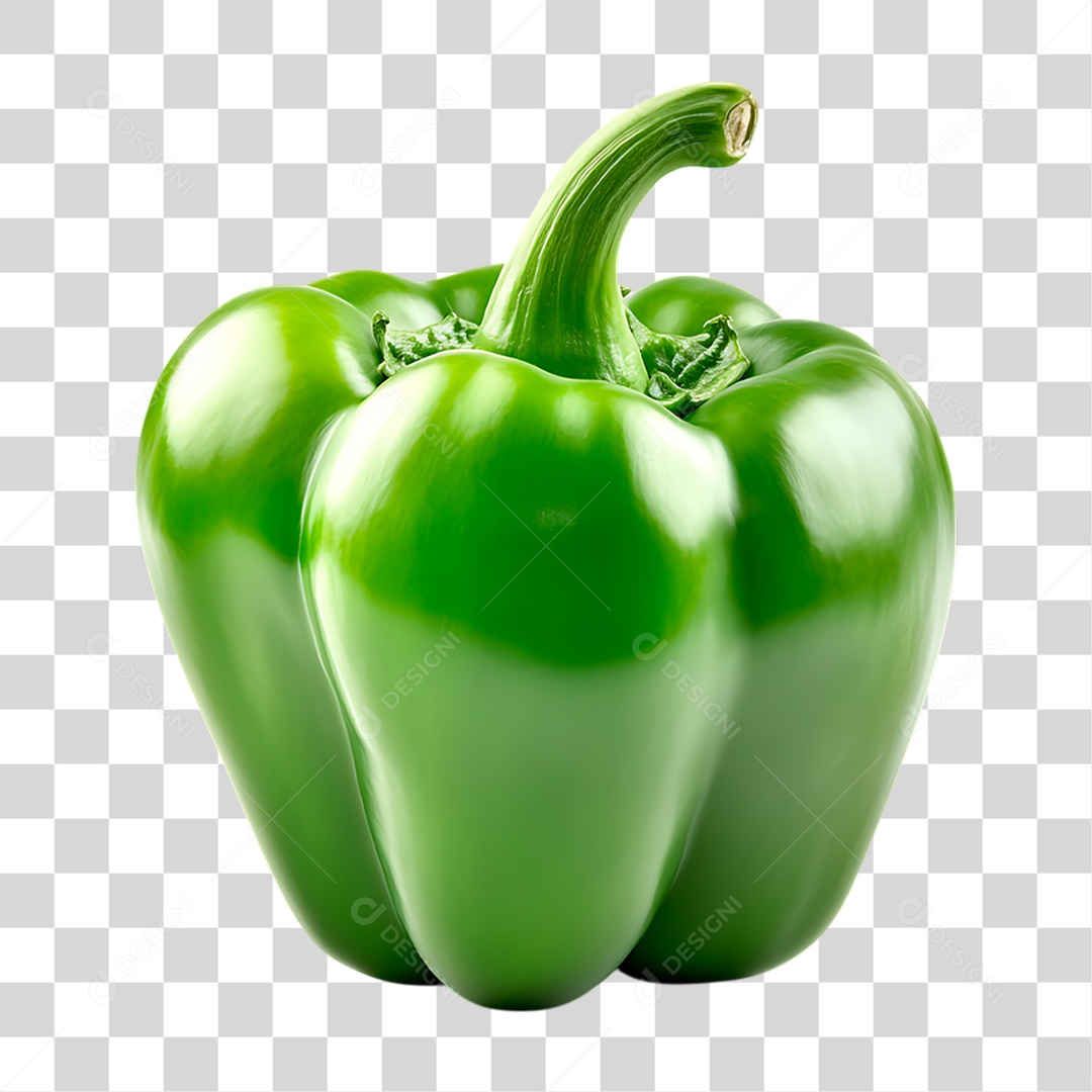 Pimentão Verde PNG Transparente