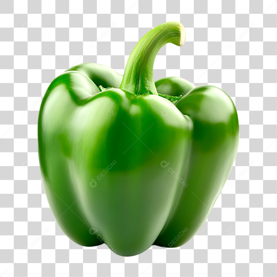 Pimentão Verde PNG Transparente