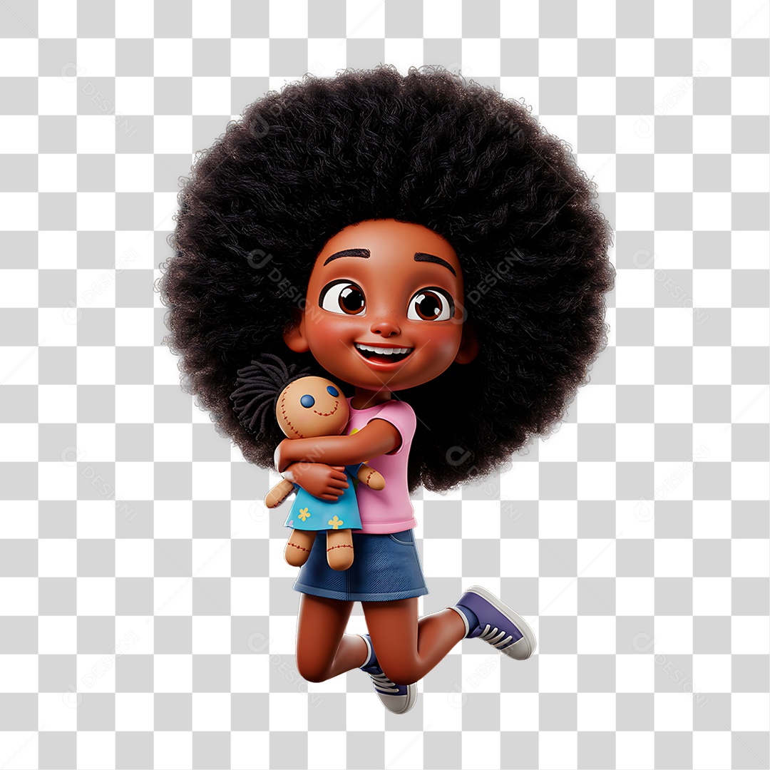 Criança Segurando Boneca PNG Transparente