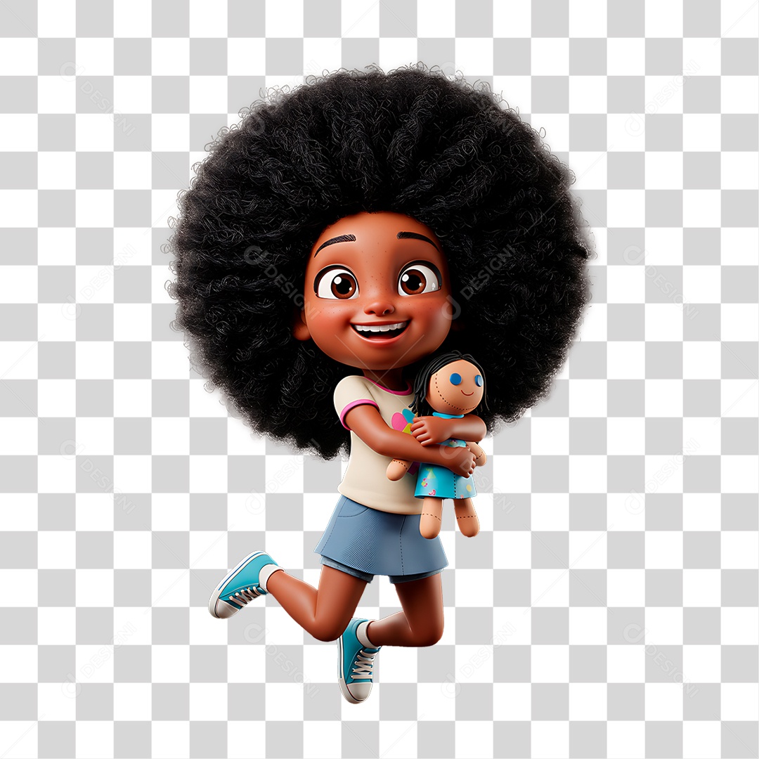 Criança Segurando Boneca PNG Transparente