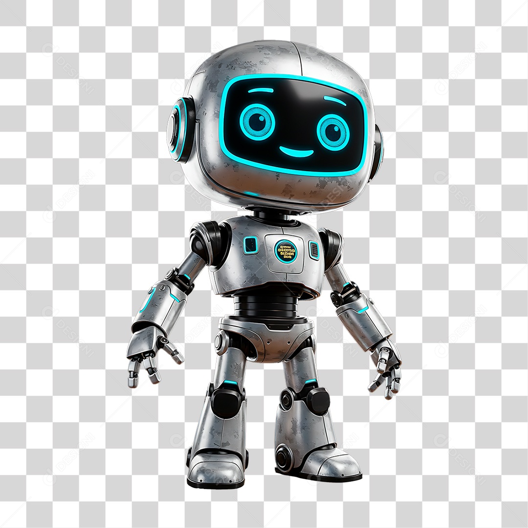 Personagem Robô PNG Transparente