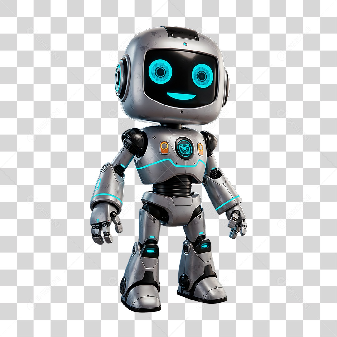 Personagem Robô PNG Transparente