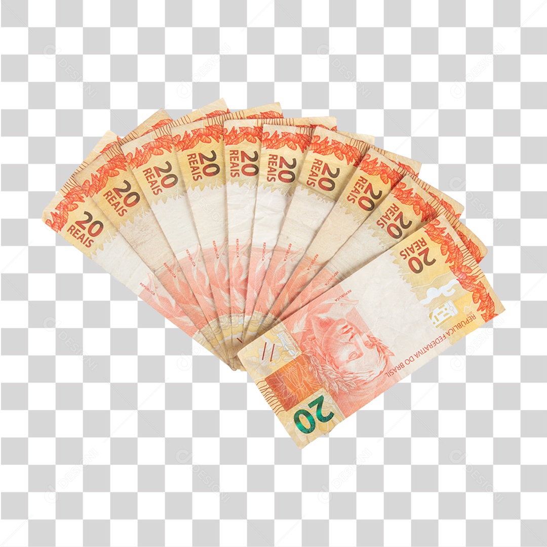 Notas de Dinheiro Cédulas PNG Transparente