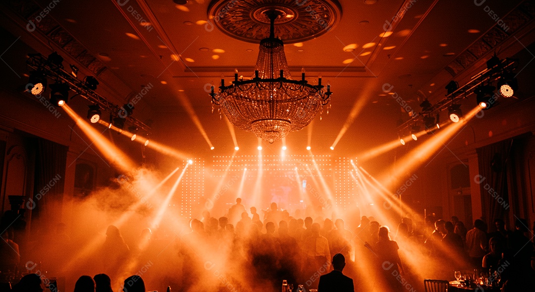 Pessoas aglomerada em evento