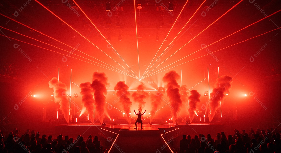 Pessoas aglomerada em evento