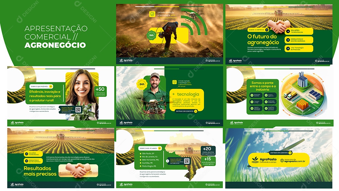 Apresentação Comercial Agronegócio PSD Editável