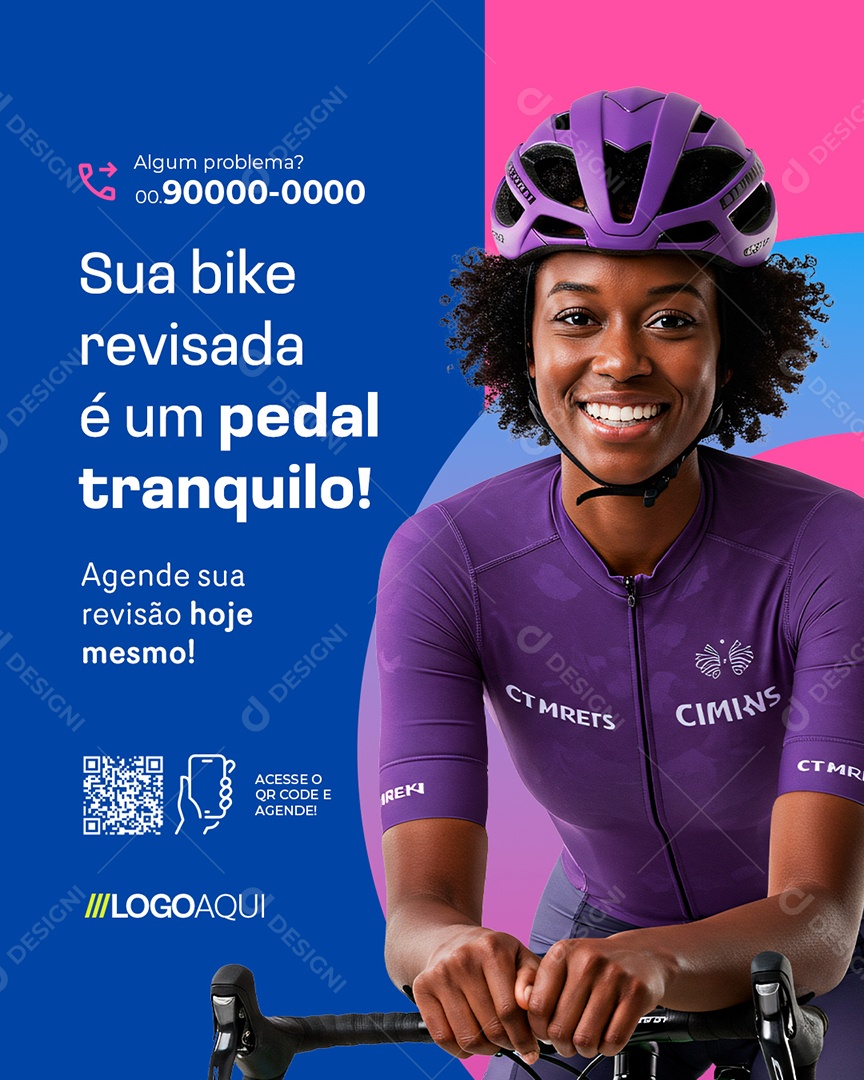 Bicicletas Sua Bike Revisada Social Media PSD Editável