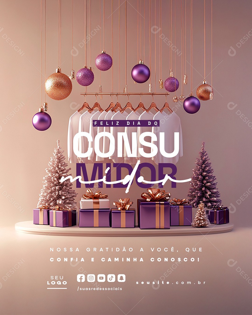 Dia do Consumidor 15 de Março Social Media PSD Editável