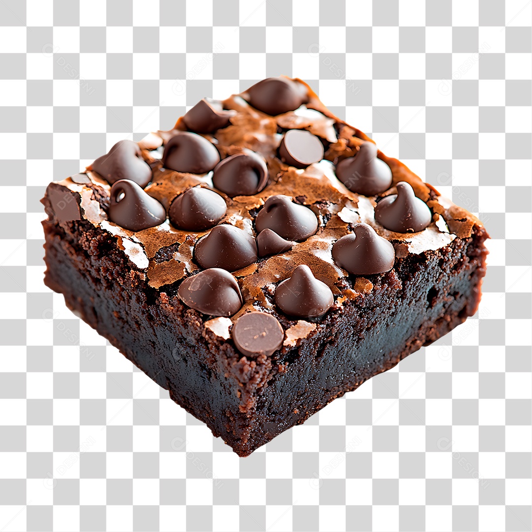 Bolo de Chocolate PNG Transparente