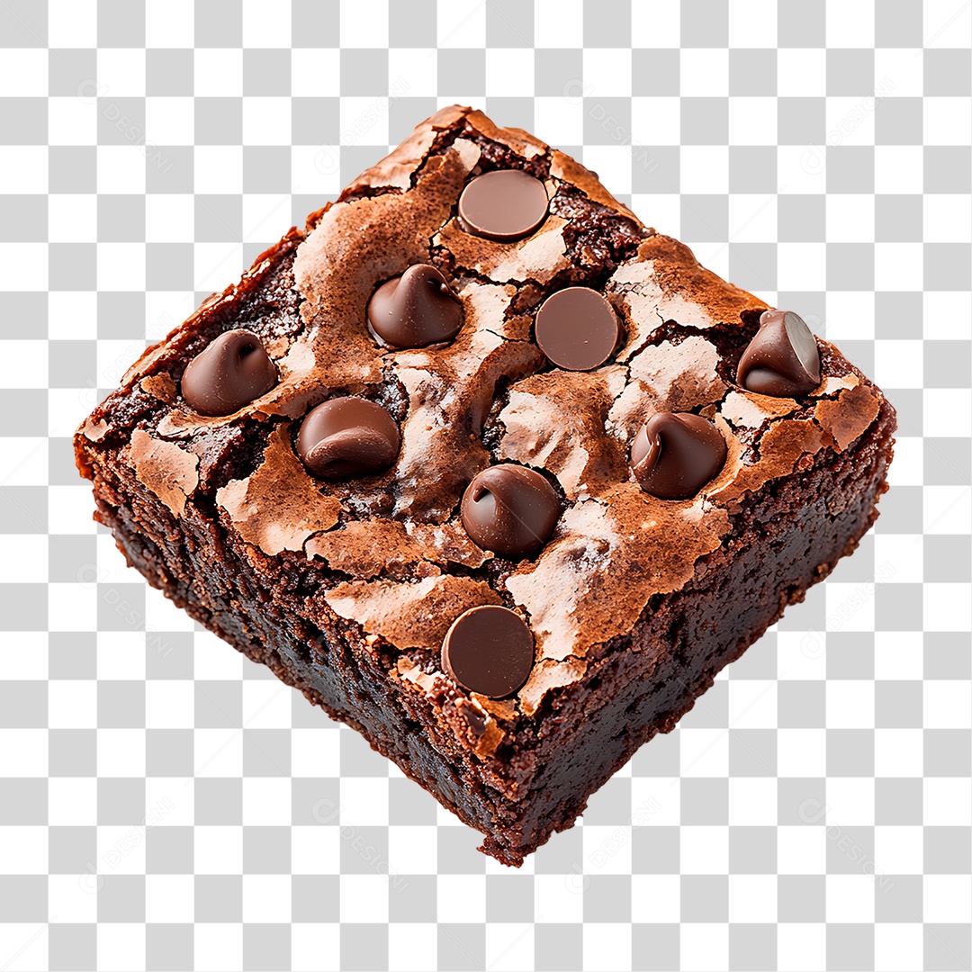 Bolo de Chocolate PNG Transparente