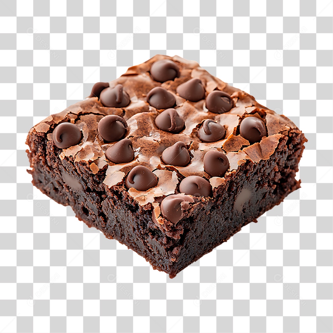 Bolo de Chocolate PNG Transparente