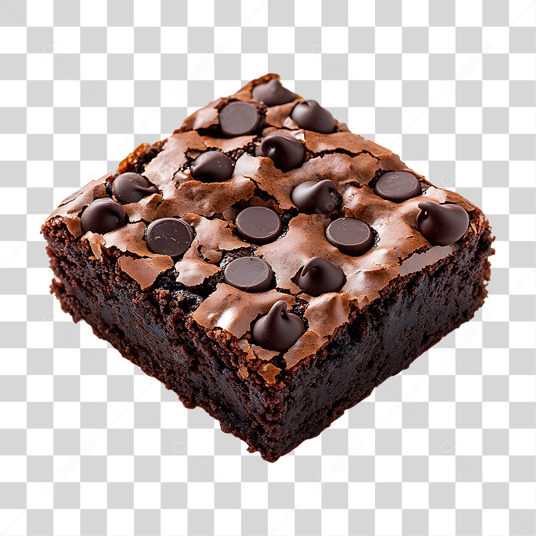 Bolo de Chocolate PNG Transparente