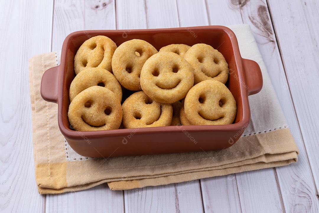A imagem mostra Batatas Smiles