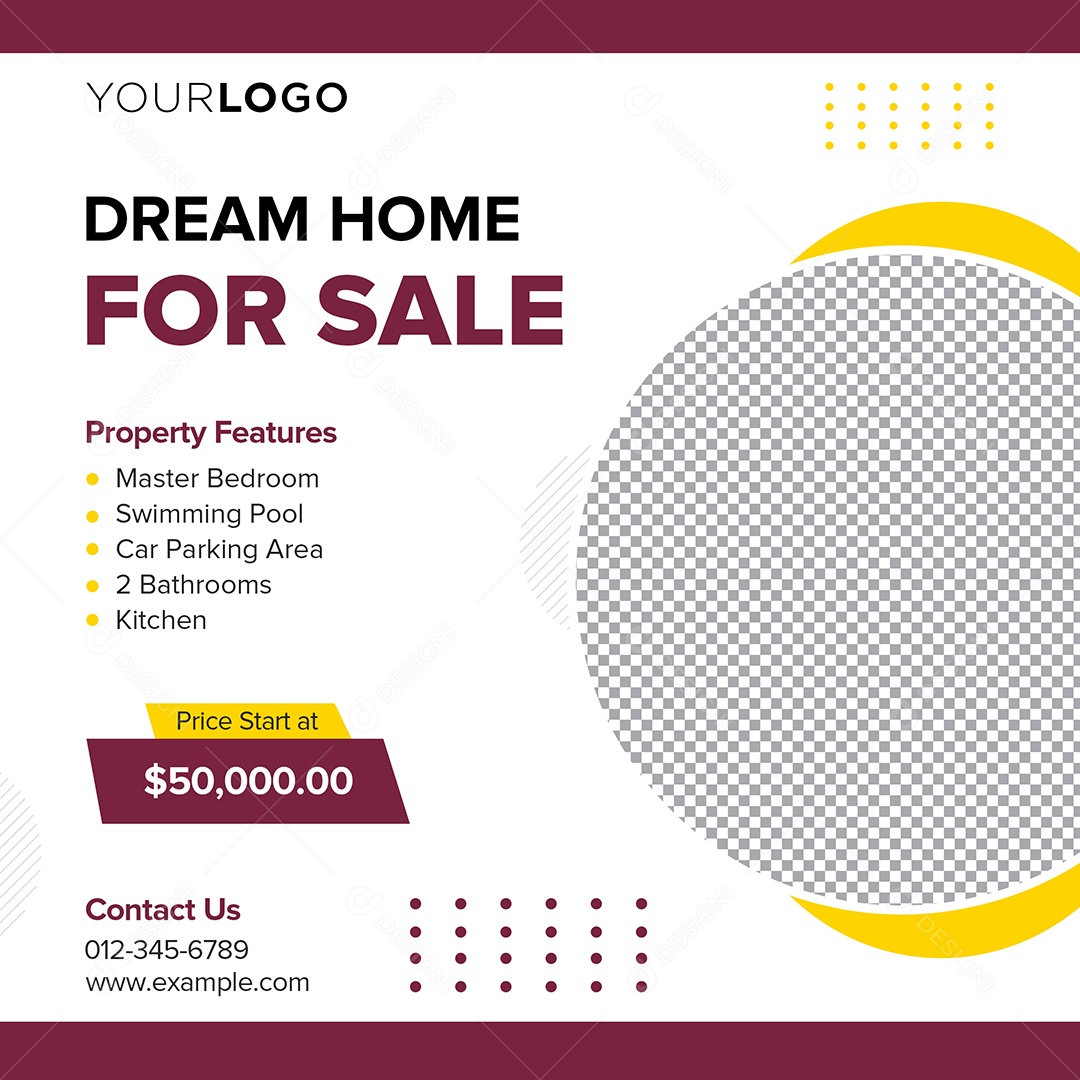 Imobiliária Casa Dos Sonhos Para Venda Mockup