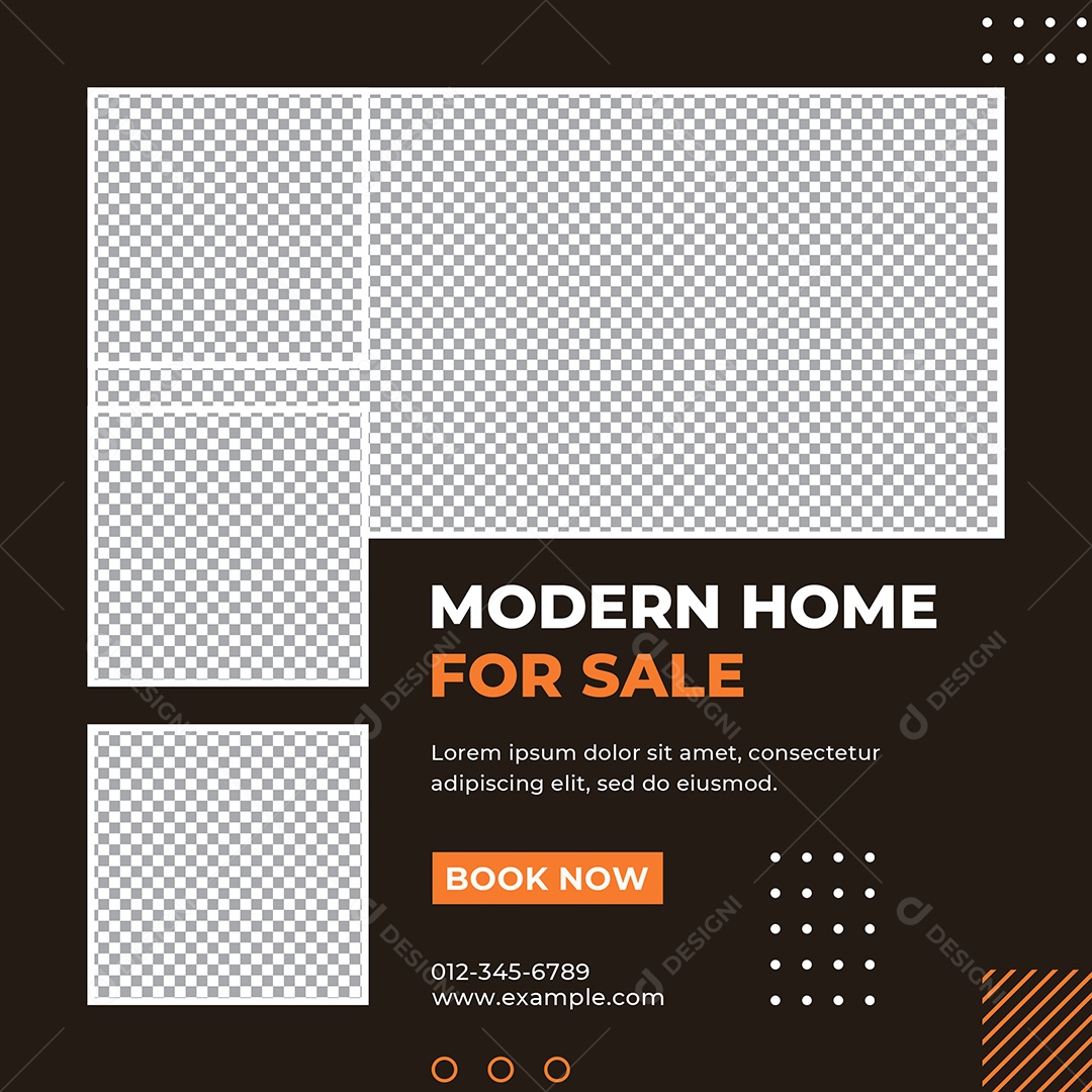 Imobiliária Casa Moderna Para Venda Mockup