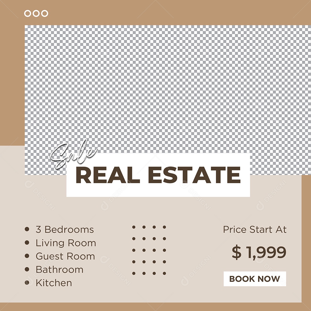 Imobiliária Venda Imóveis Social Media PSD Editável